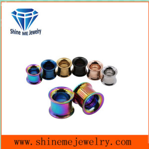 Stainless Steel Body Jewelry Flesh Tunnel Ear Plug